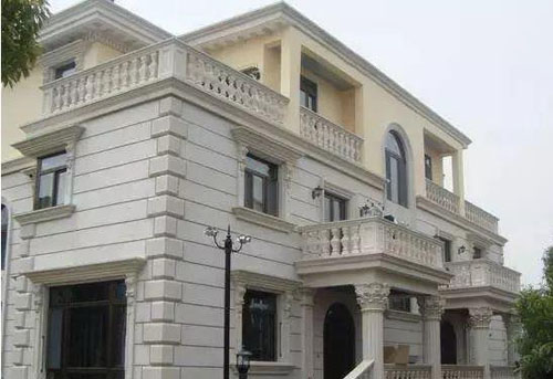 在農村小別墅用真石漆裝修外墻,效果圖美絕了